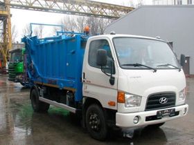 Вид 0: Hyundai HD 78 мусоровоз с задней загрузкой